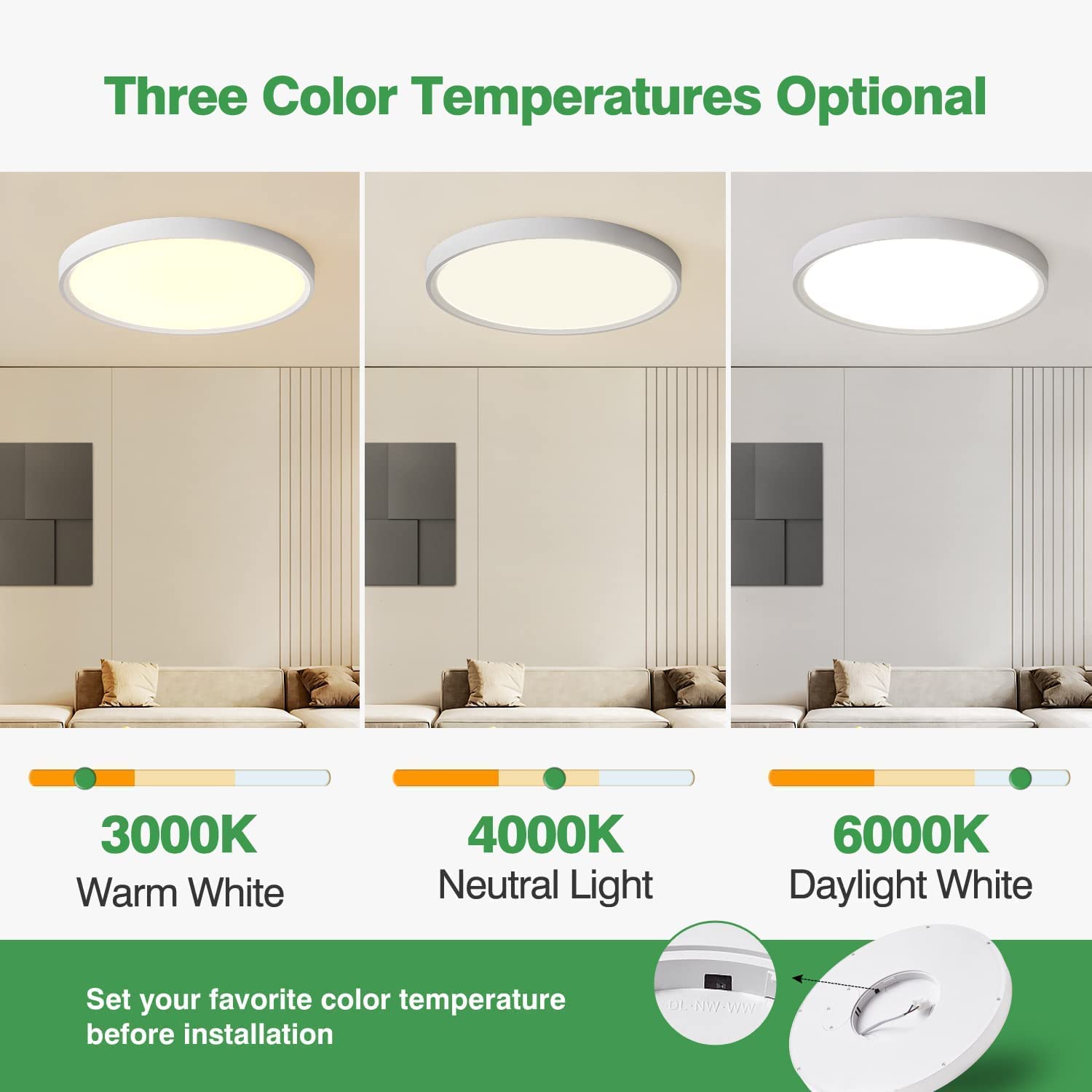 FY WISDOM FLY LIGHTING selectable CCT for custom mood lighting.