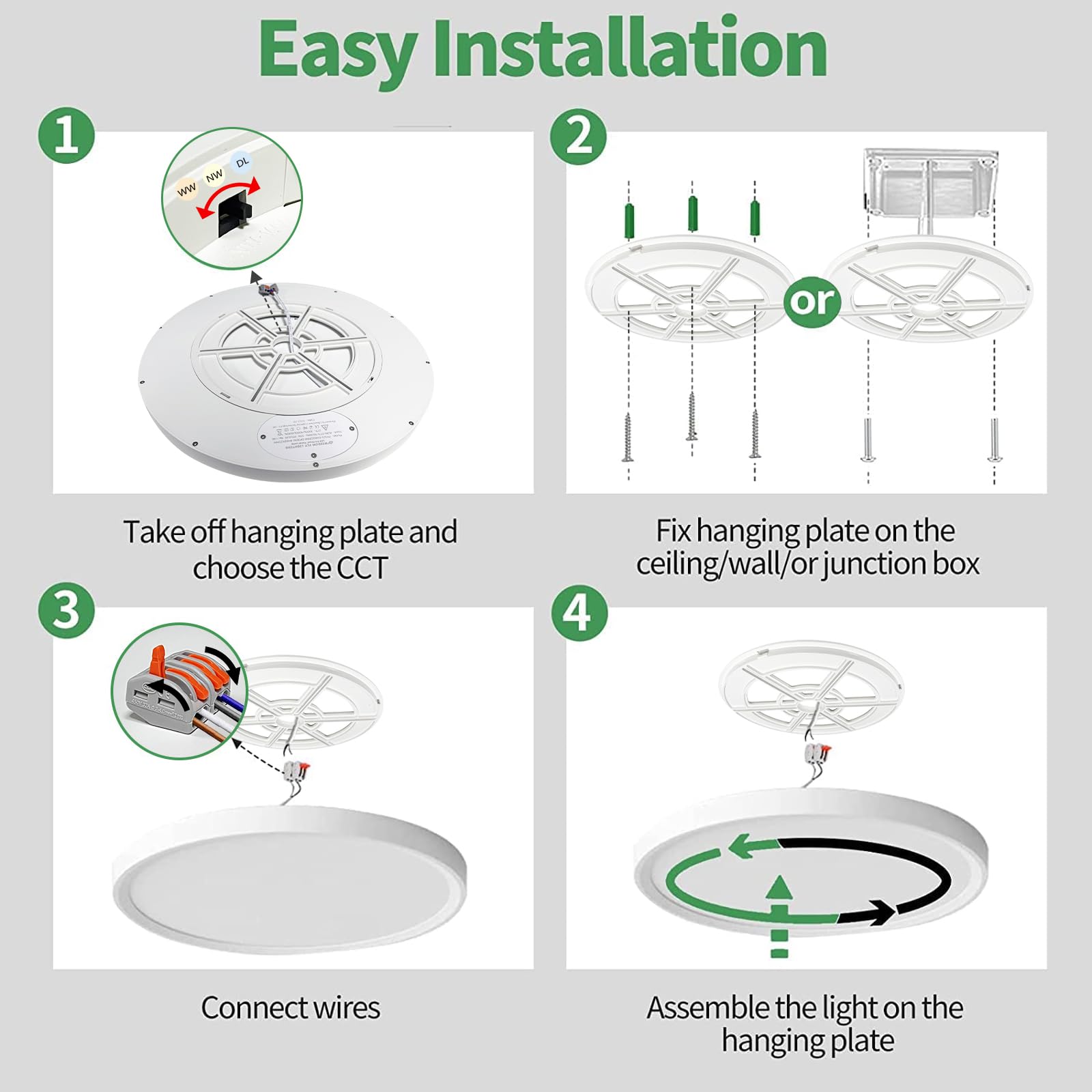 FY WISDOM FLY LIGHTING flat panel design for modern spaces.