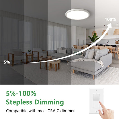 FY Wisdom Fly Lighting low-profile design fits tight ceilings gracefully.