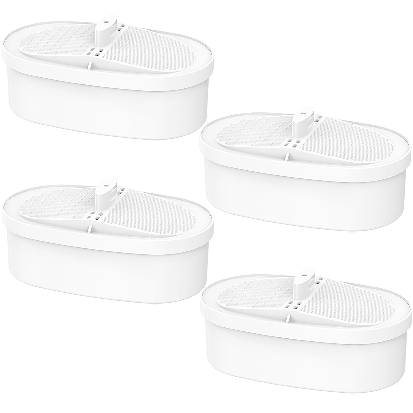 FYAEWPA four-pack Waterdrop WD-PF-01A Plus filters, front view for clean hydration.