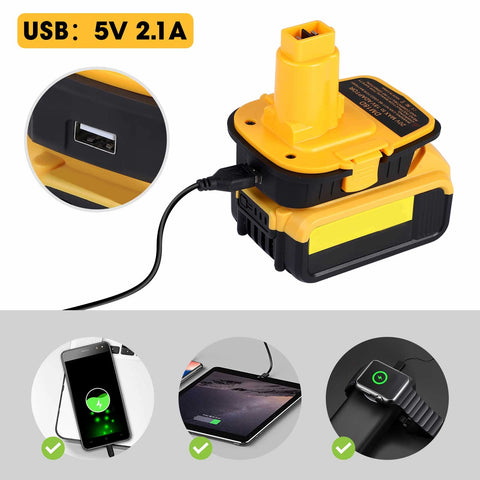 Durable ABS construction of the DM18D adapter