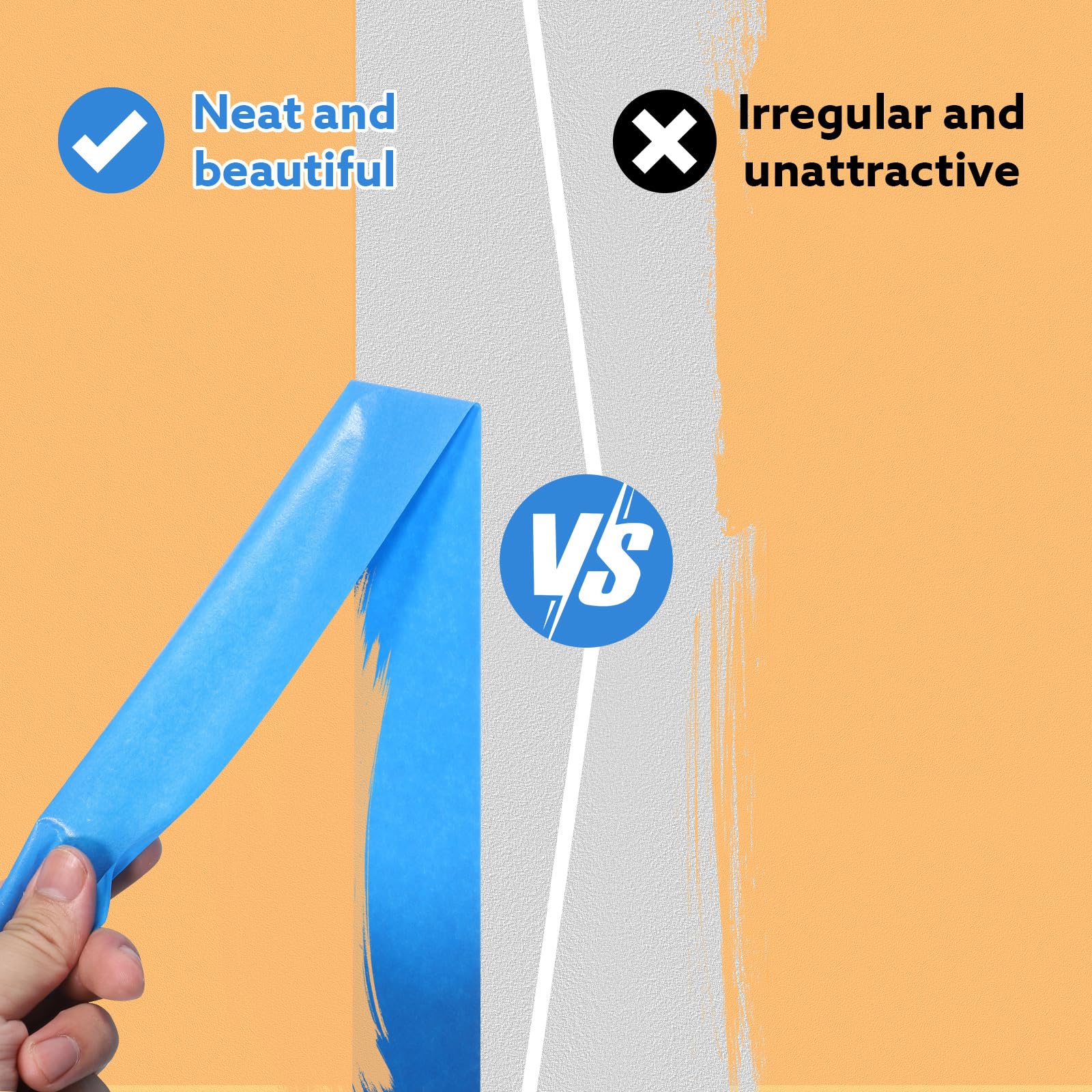 Bright blue Fyguard tape enhances visibility for fast masking on surfaces