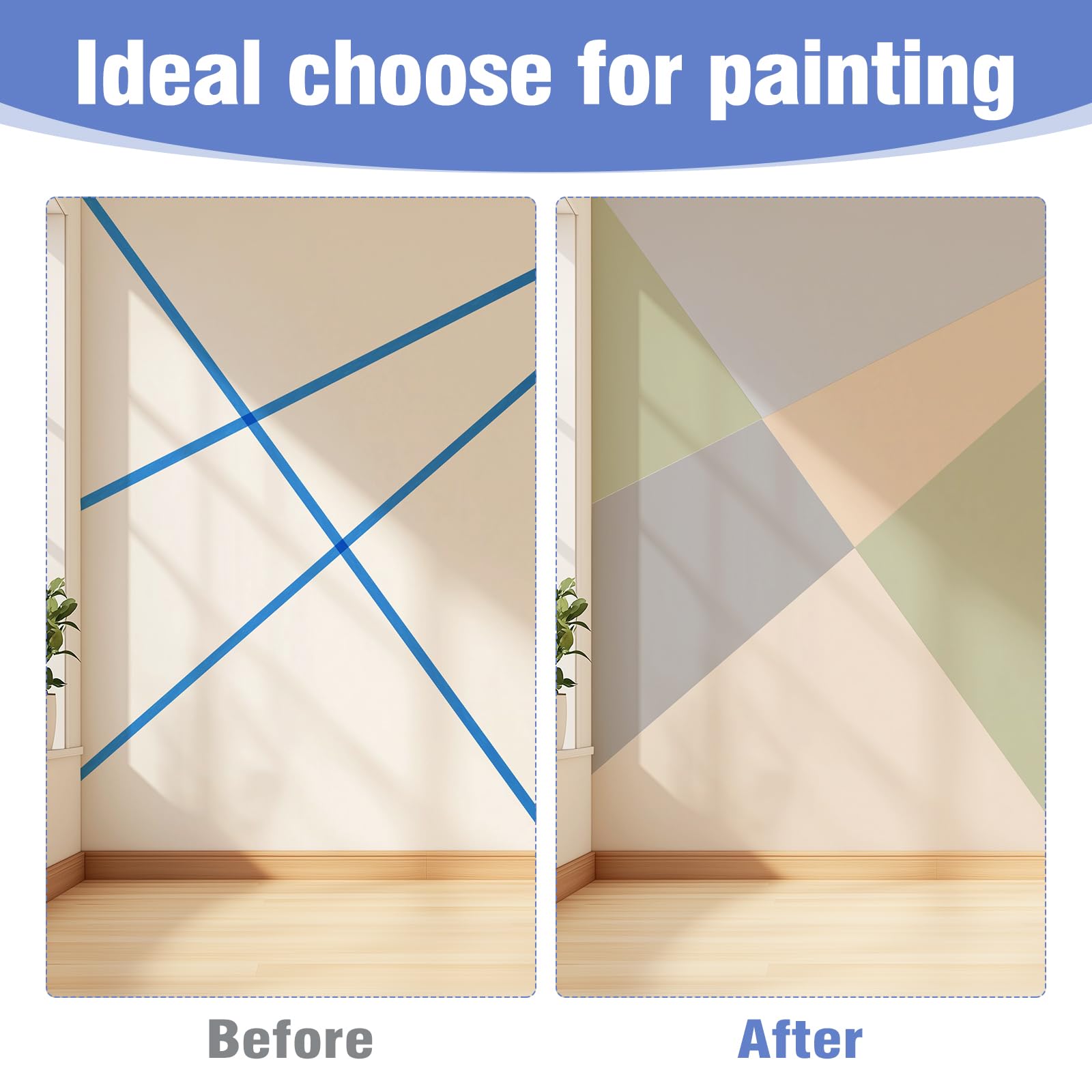 Fyguard 1in tape supports DIY decoration with accurate edge control.