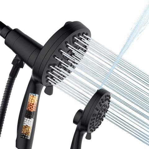 Fyhib filtered shower head with 10-layer filter for cleaner water and smoother skin
