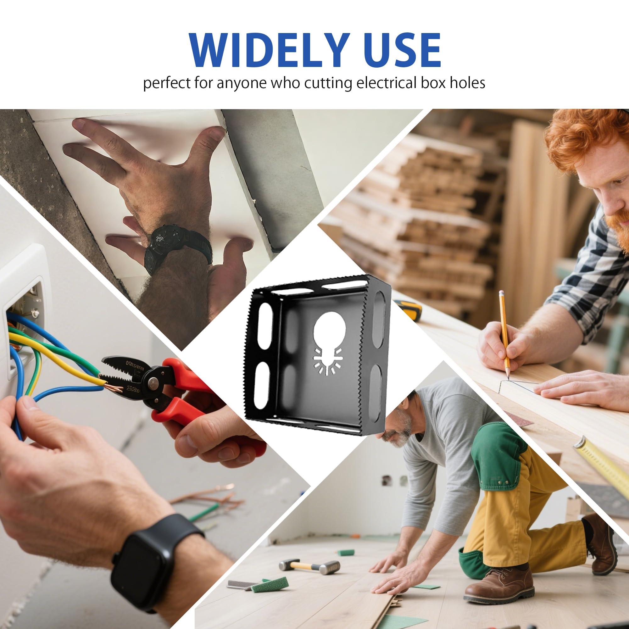 FYIHBUK Ergonomic metal handle provides comfortable grip during cuts