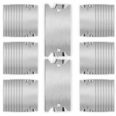 Fyjbnh nail plates over studs provide steel protection for plumbing and wiring.