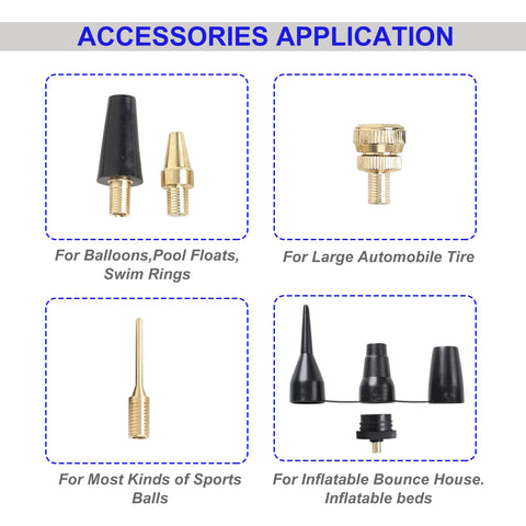 FYPower brass connectors and valve attachments for durable connections.