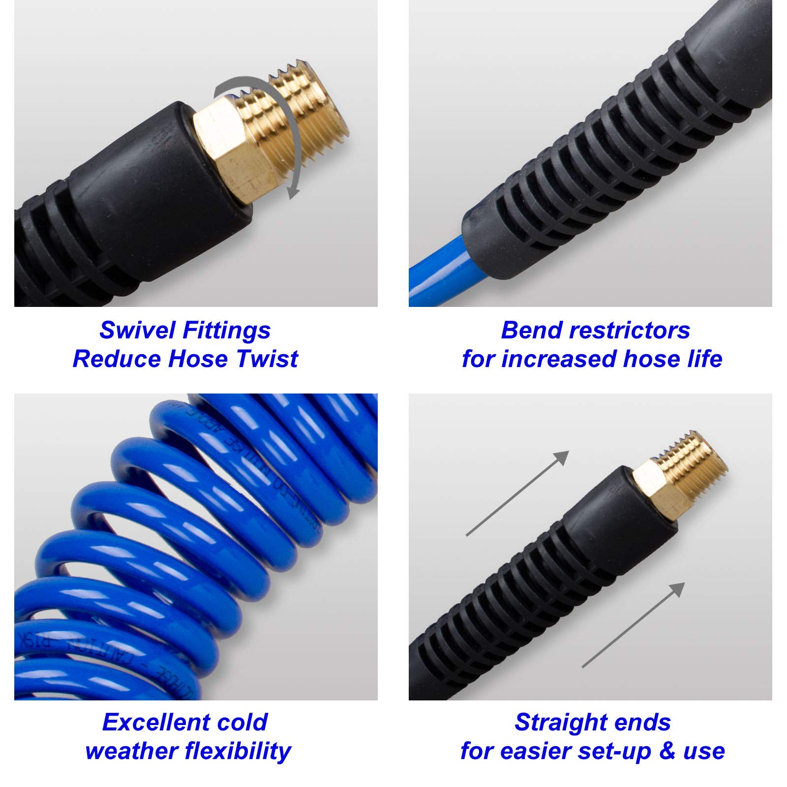 FYPower one-quarter-inch quick-connect fittings for fast tool changes