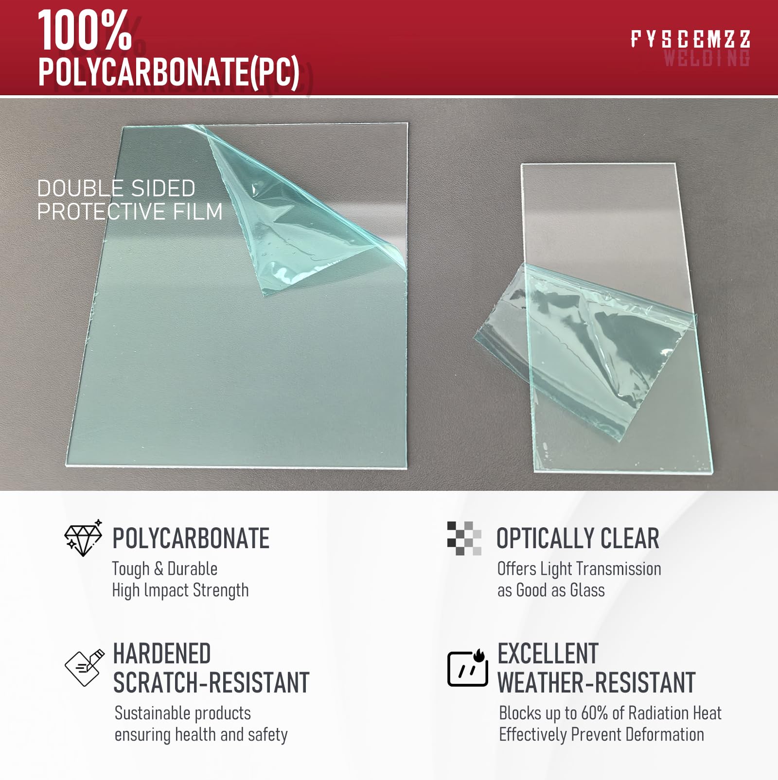 FYSCEMZZ replacement inside lenses 231410 pack for easy maintenance.