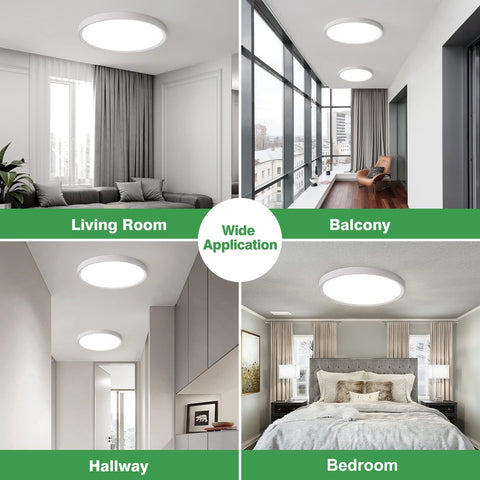 FY WISDOM FLY LIGHTING flush mount easy-install ceiling light for hallways and laundry