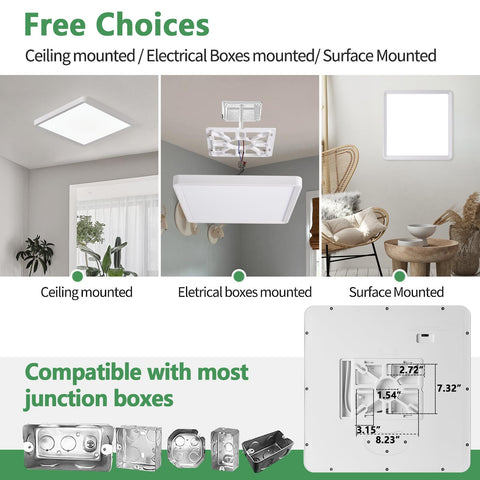 FY WISDOM FLY LIGHTING sealed panel resists dust and moisture for kitchens and baths