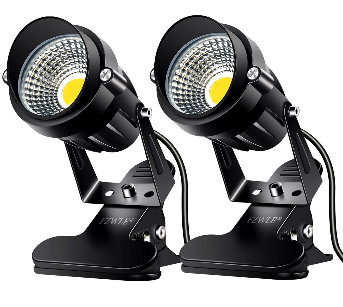FZWLE spot lights clamp onto artwork for precise indoor accent lighting.