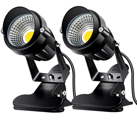 FZWLE spot lights clamp onto artwork for precise indoor accent lighting.