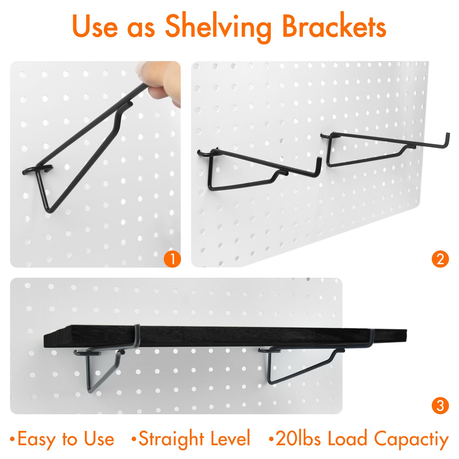 G.CORE pegboard wall installation in minutes with no extra tools.