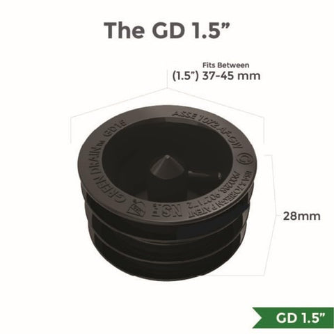 G Green Drain installation step showing screwdriver seating the silicone skirt for a proper seal.
