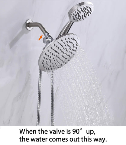 G-Promise 3-way diverter in action directing water to outlets