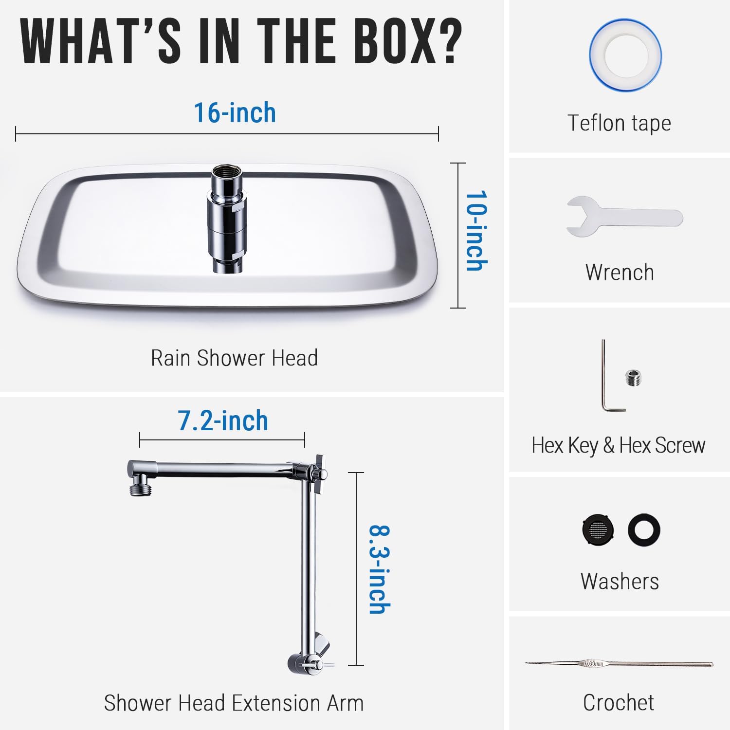 G-Promise easy-install with standard fittings, no plumber needed