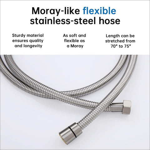 G-Promise brushed nickel finish adds modern durability
