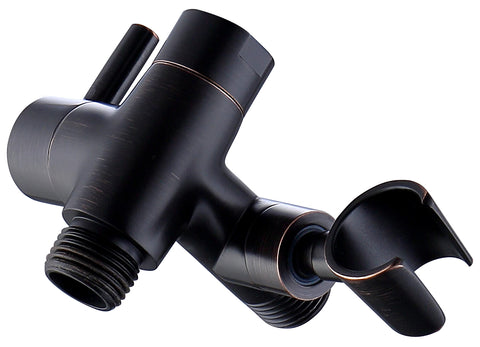 G-Promise diverter arm in oil rubbed bronze for durable, versatile shower setup
