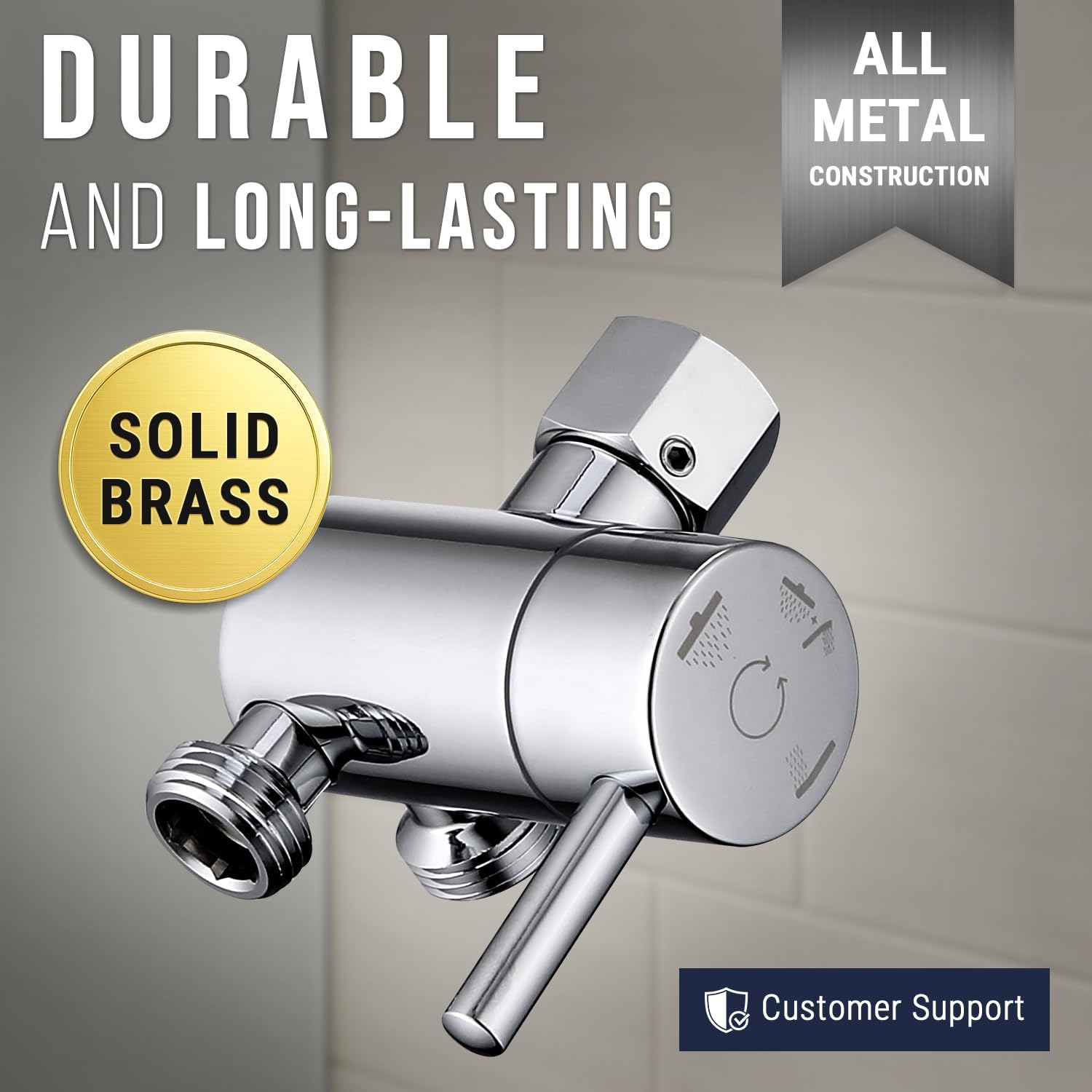 G-Promise diverter with included installation kit for easy DIY setup