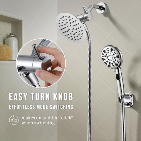 G-Promise chrome diverter with 1/2 inch IPS inlet and outlets