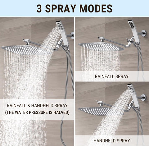 G-Promise handheld shower wand for flexible rinsing and targeted cleaning.