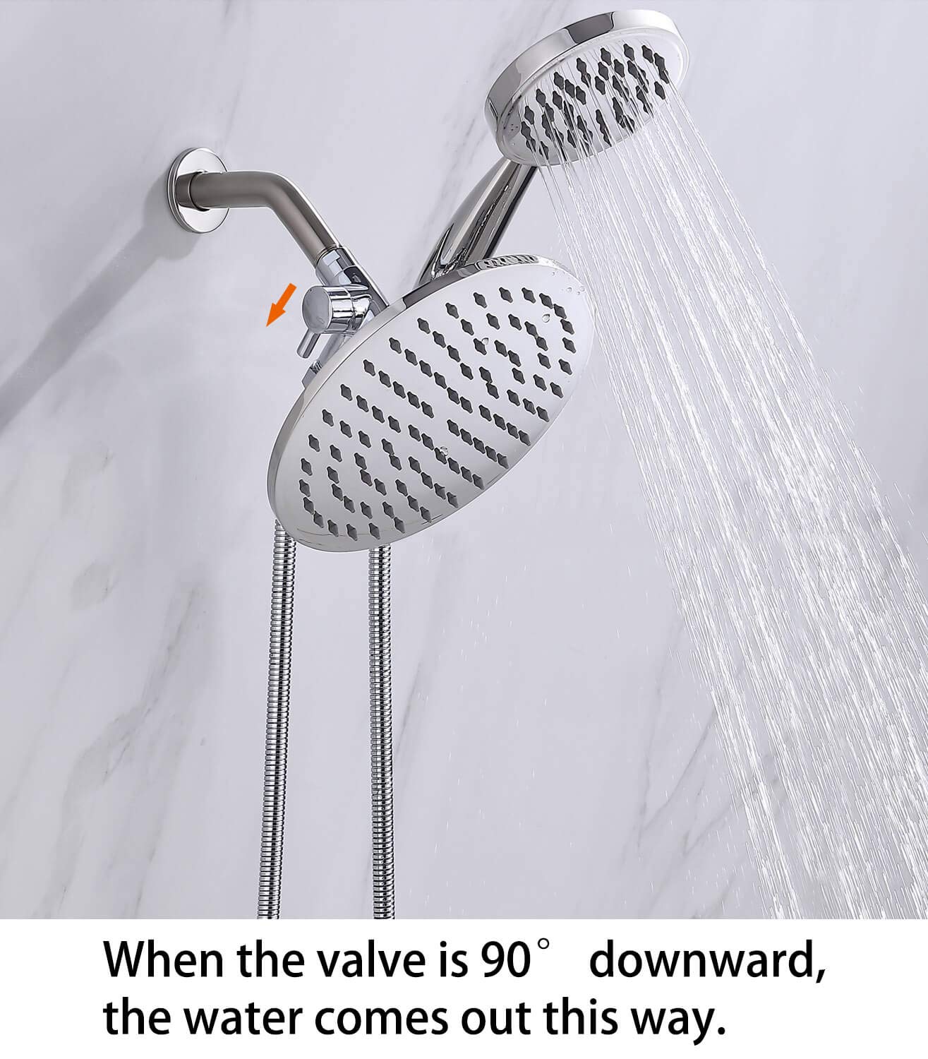 G-Promise handheld showerhead compatibility with diverter