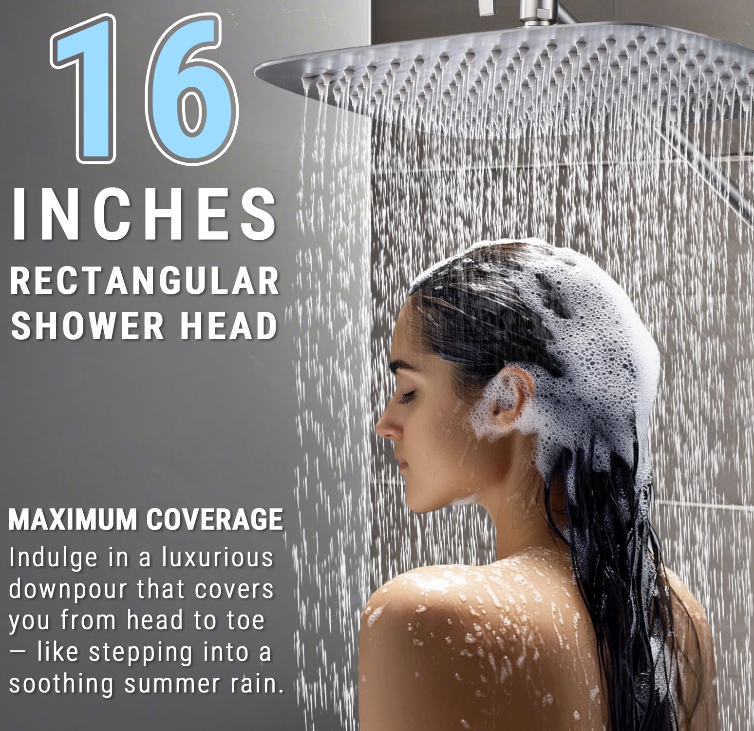 G-Promise handheld spray with massage mode for targeted cleansing.