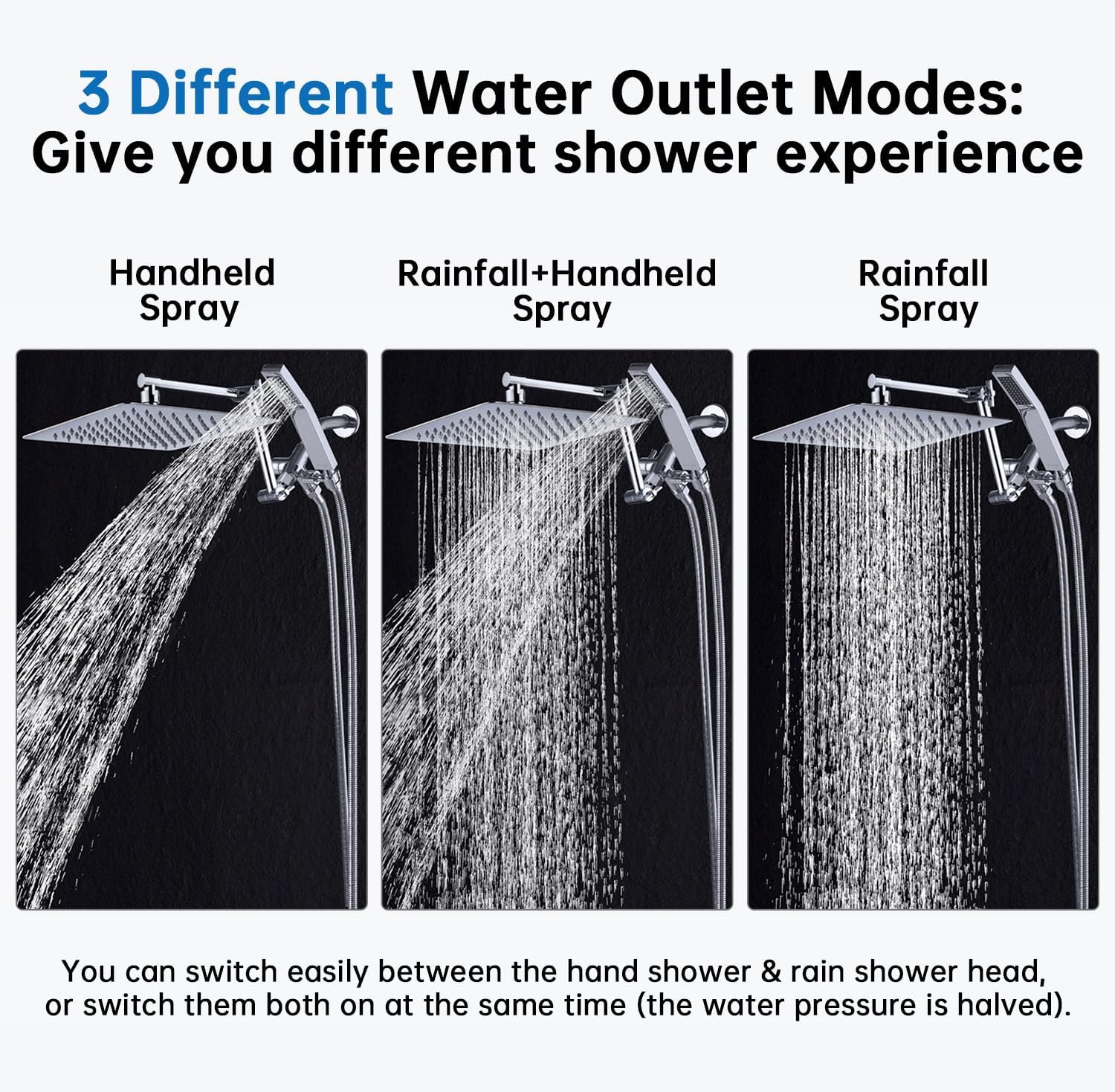 G-Promise handheld spray wand for versatile rinsing and precise cleaning