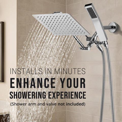 G-Promise metal handheld wand offers versatile cleansing and easy reach during baths