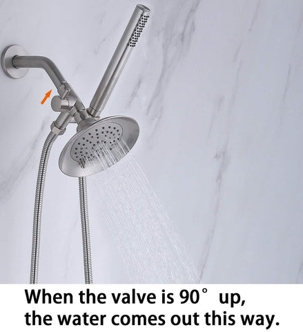 G-Promise one inlet two outlets supports single or dual spray options.
