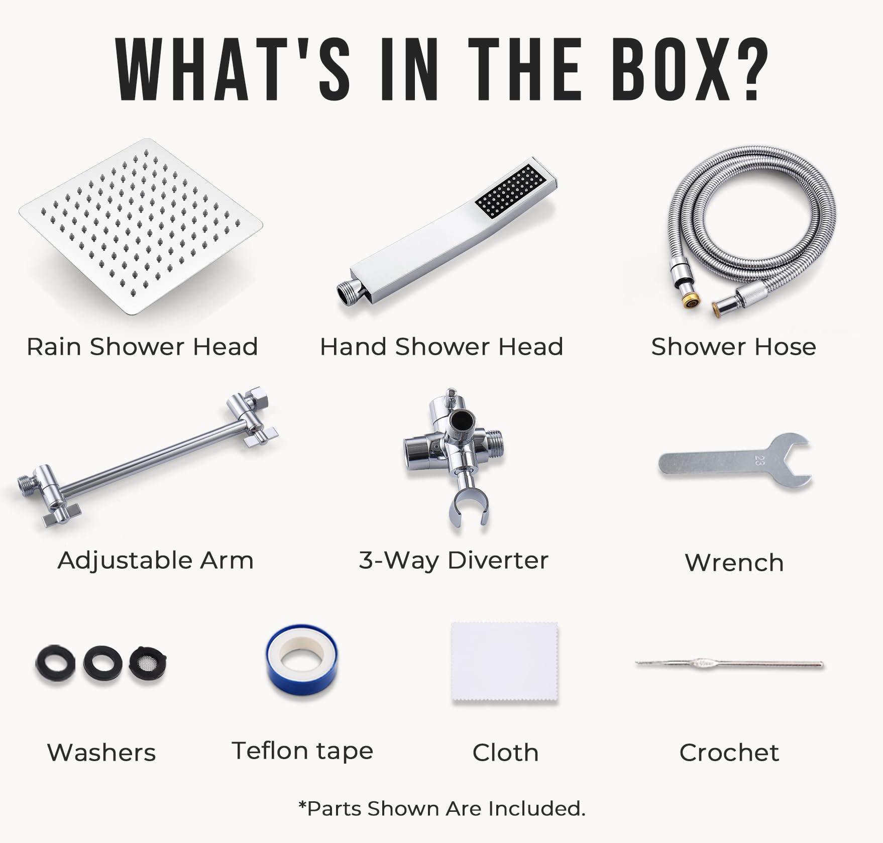 G-Promise packaging includes all components for quick installation.