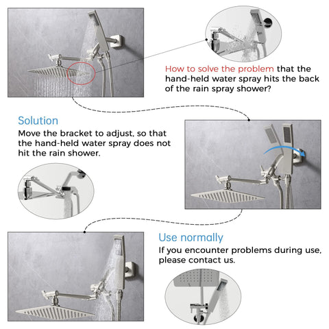 G-Promise complete shower set ready for quick setup