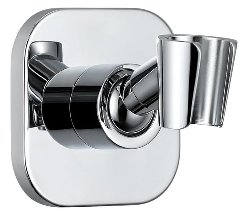 G-Promise chrome shower head holder front view showing durable all-metal construction.