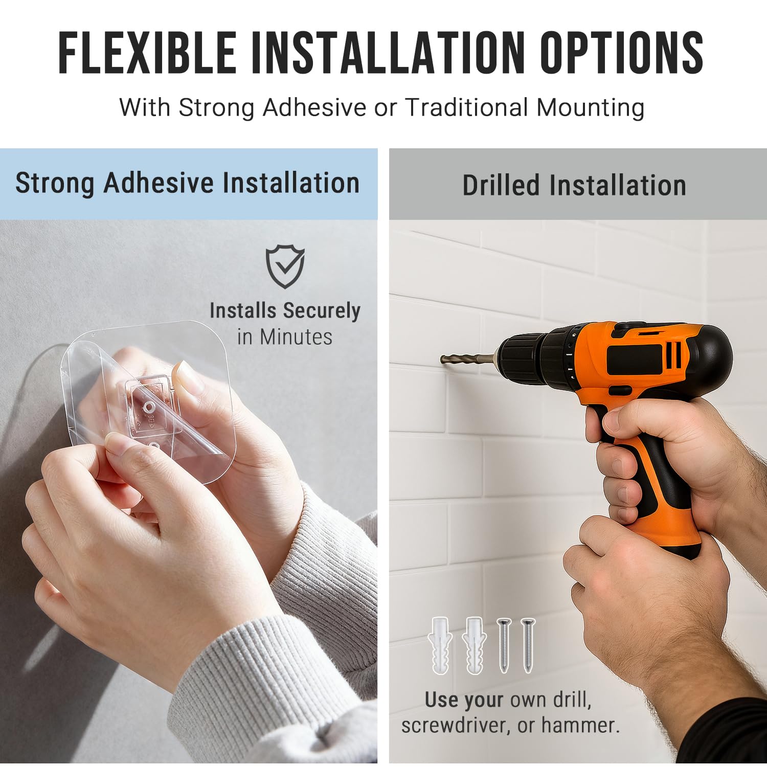 G-Promise quick, tool-free setup in minutes for busy bathrooms.