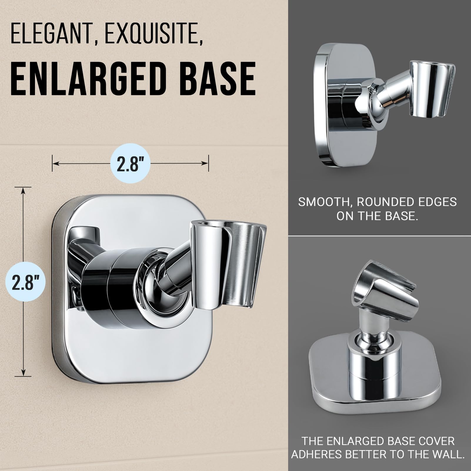 G-Promise drilled installation option offers stronger stability when needed.