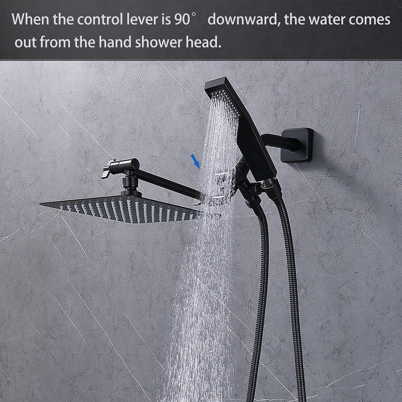 G-Promise universal 3-way diverter supports multiple shower configurations