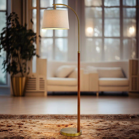 G-SAFAVA arc floor lamp shade detail diffusing light softly