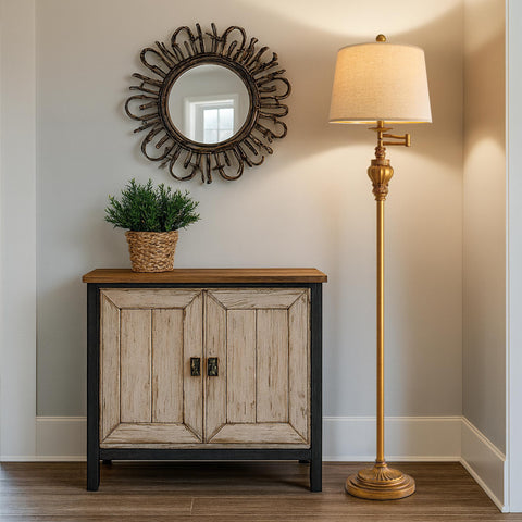 G-SAFAVA bedside lamp provides warm glow for nighttime reading and relaxation