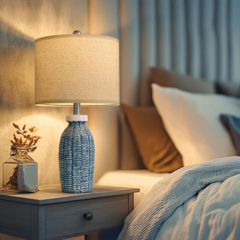 G-SAFAVA bedside nightstand lamps set of 2 ideal for reading