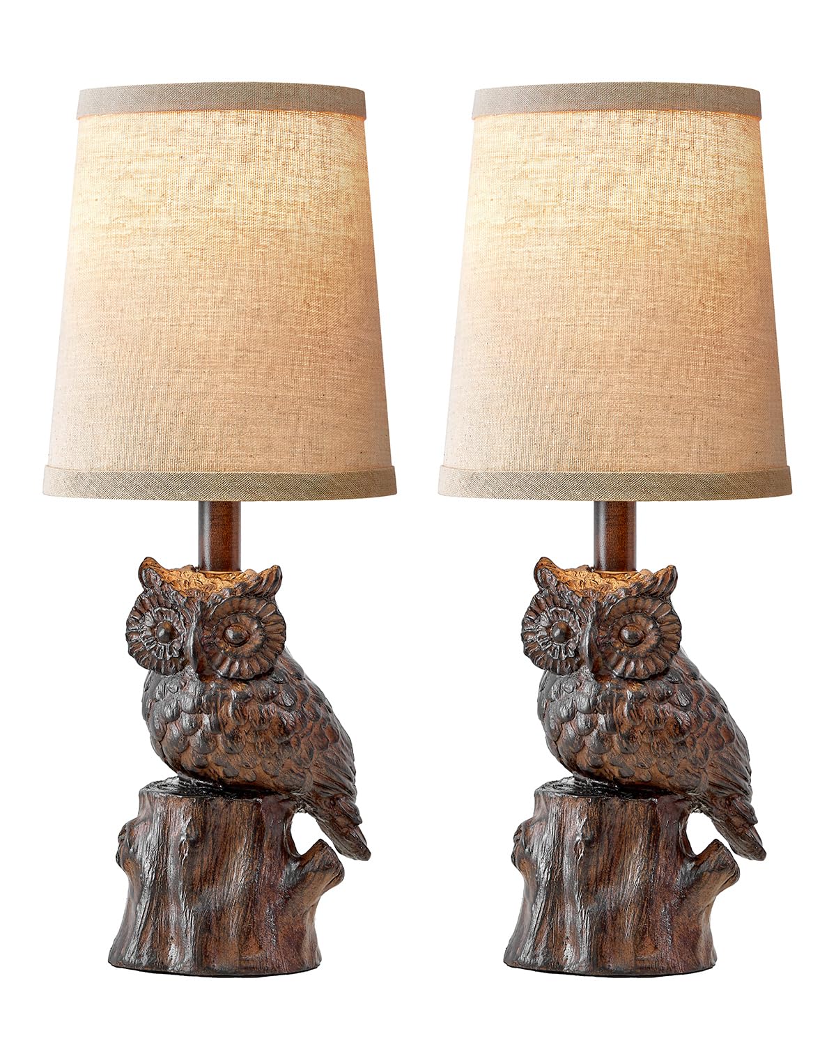G-SAFAVA decorative owl lamp enhances bedroom decor with character