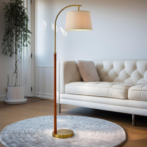 G-SAFAVA easy-assembly floor lamp ready for setup