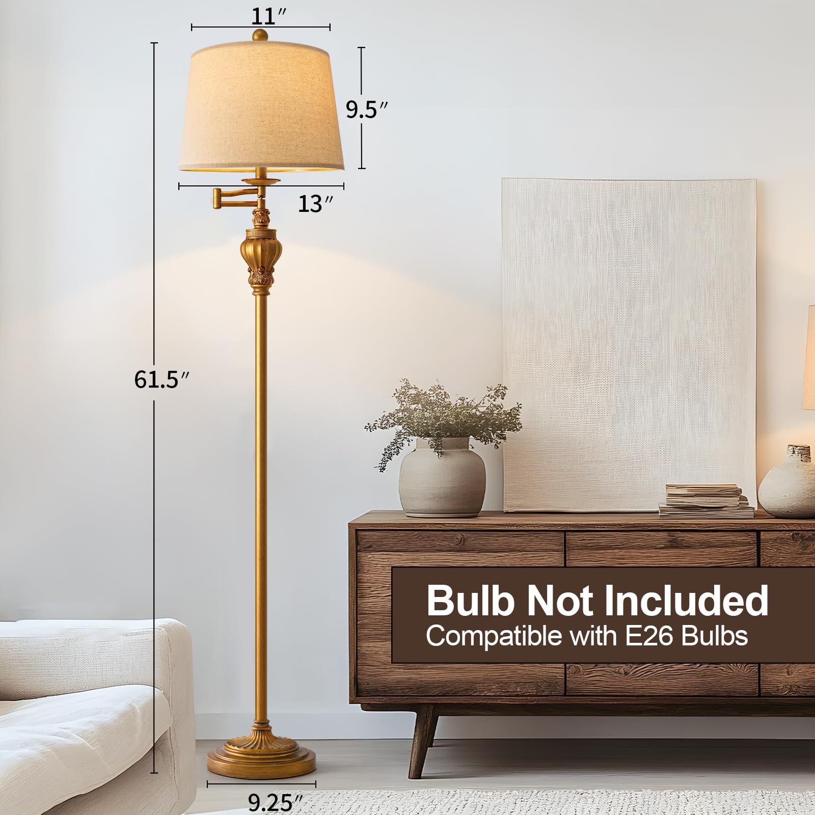 G-SAFAVA living room lamp creates focal point with retro farmhouse charm