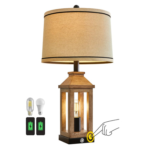 G-SAFAVA vintage-modern lamp for bedroom and study spaces