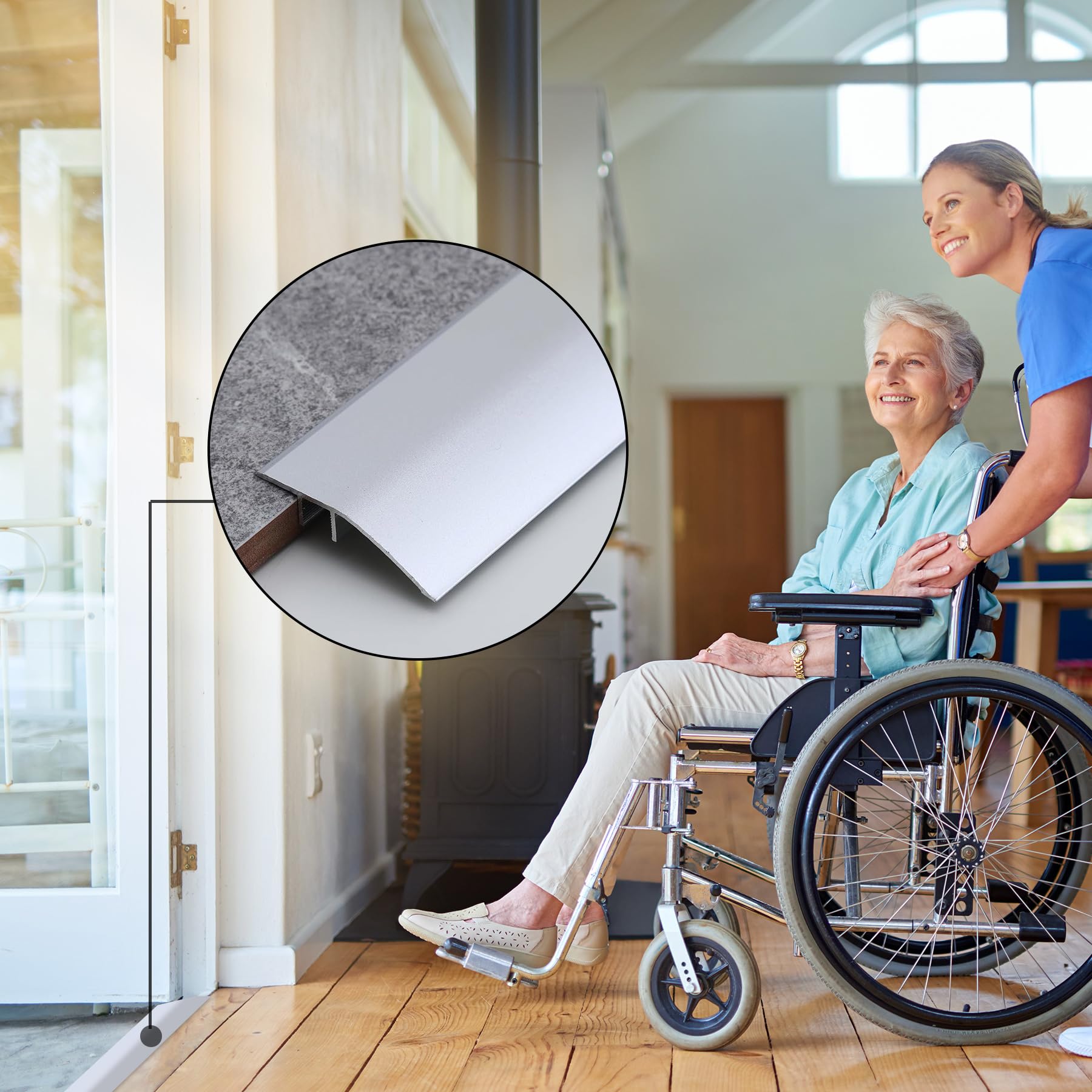 Gaahing matte-finish strip complements modern interiors and easy cleaning