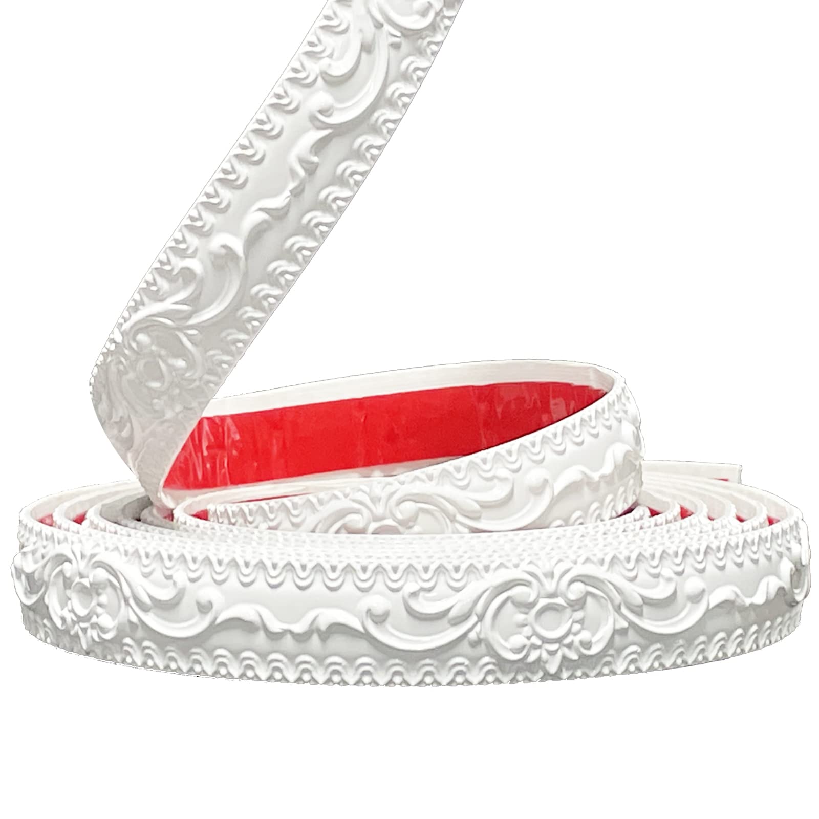 Gaahing paintable strip cuts with household scissors for fast customization.