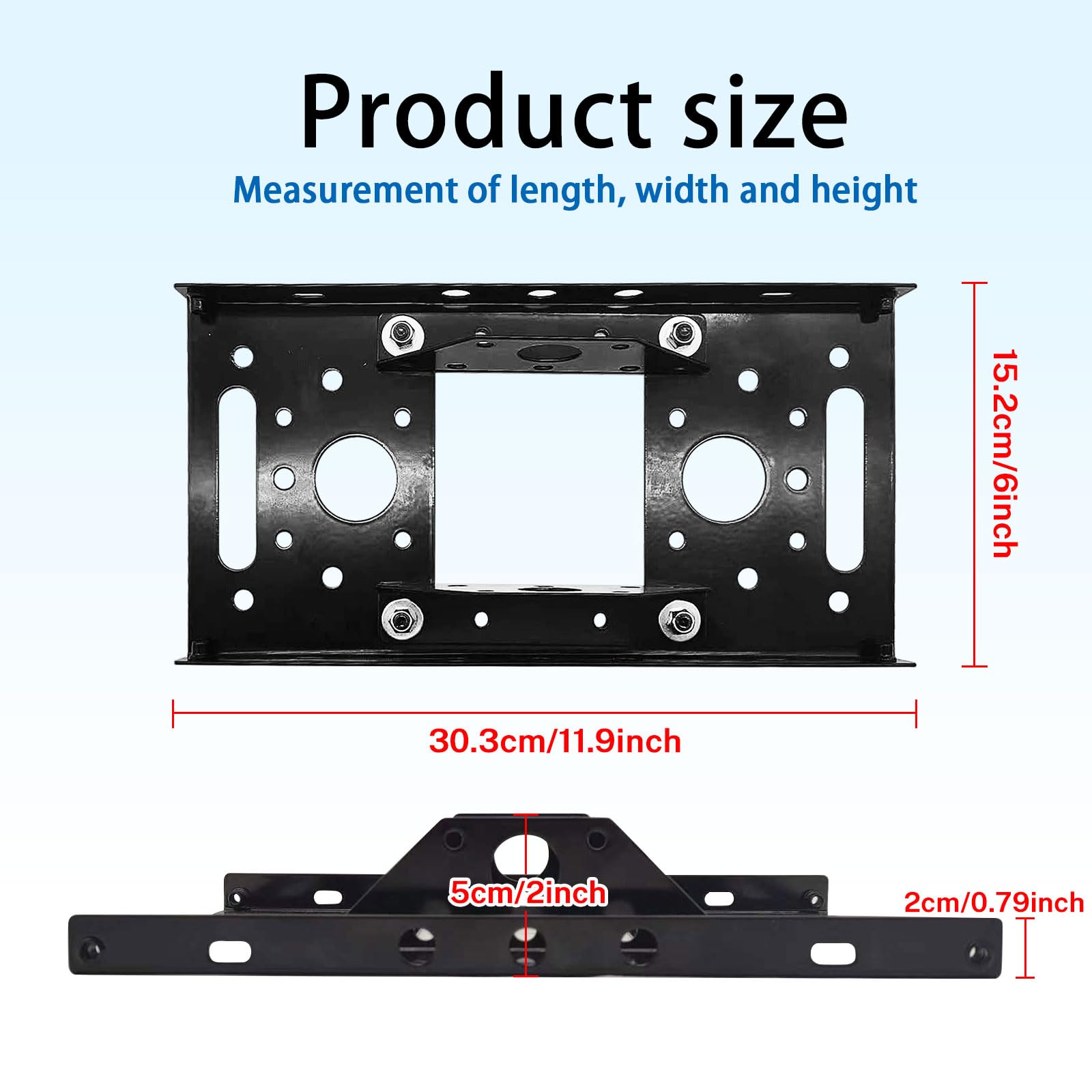 Gababinover 4x4 adapter plate aligns with 7540B-10 mounting pattern for reliable compatibility