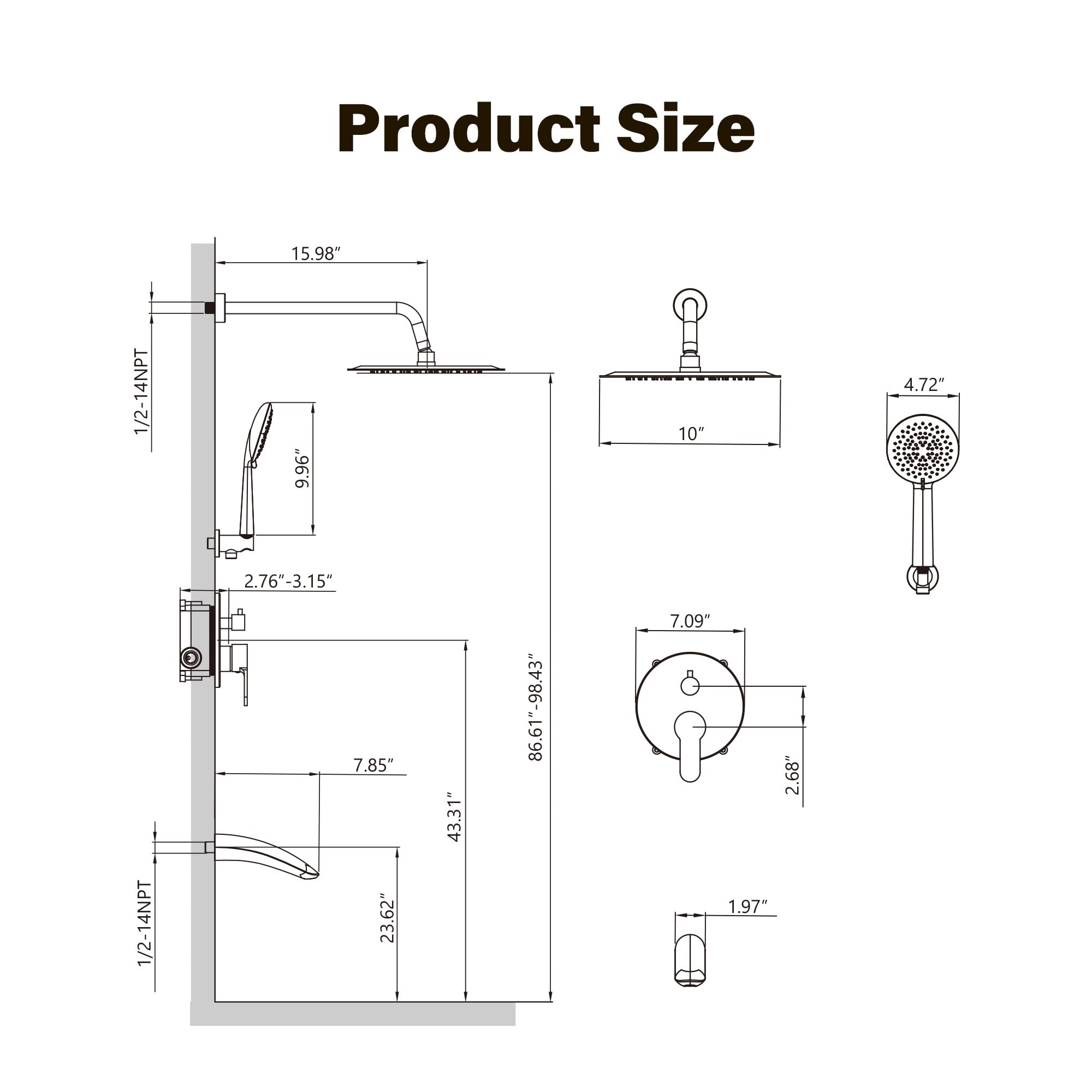 Gabrylly 2-way diverter valve enables easy spray mode switching