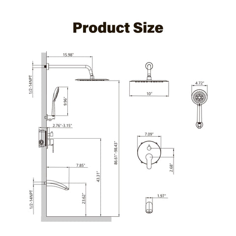 Gabrylly 2-way diverter valve enables easy spray mode switching