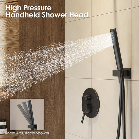 Gabrylly adjustable shower bracket for comfortable angle customization